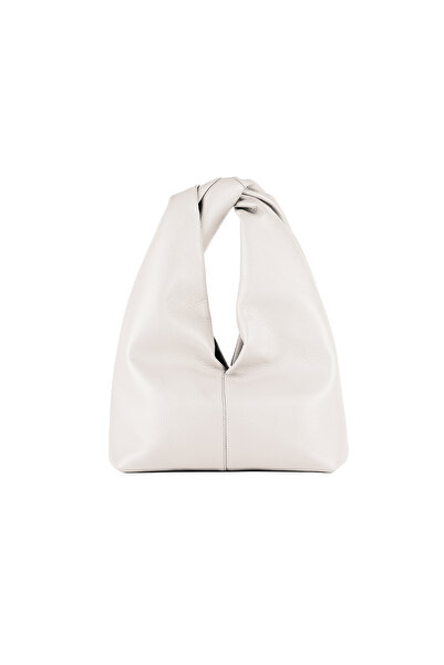 Koja Concept Cloud Mini Leather Bag in Ivory White