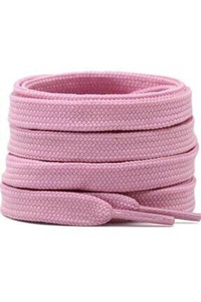 MECE SPOR 100 Cm Yassı Spor Ayakkabı Bağcık Toz Pembe Çocuk Ayakkabı Bot Bağcığı
