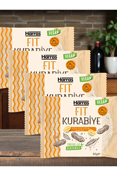 Harras Peanut & Cocoa Cookies 50 g X 4 Pieces