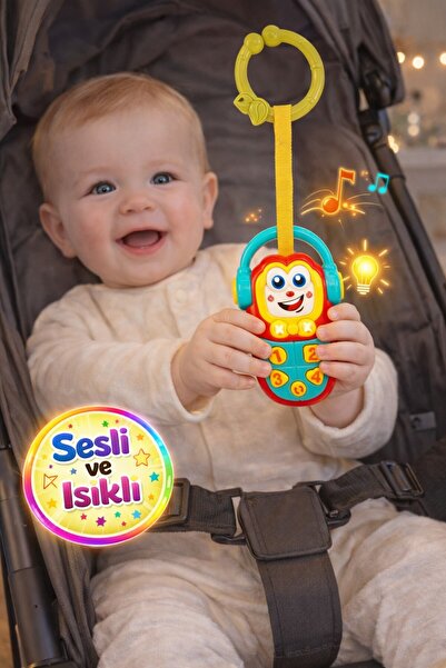 TOYFEST Sesli ve Işıklı Telefon Puset Oyuncağı Bebek Oyuncağı - 13.5 CM