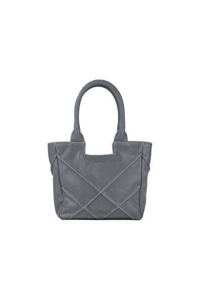 Koja Concept Gray Leather Mini Bag Origami