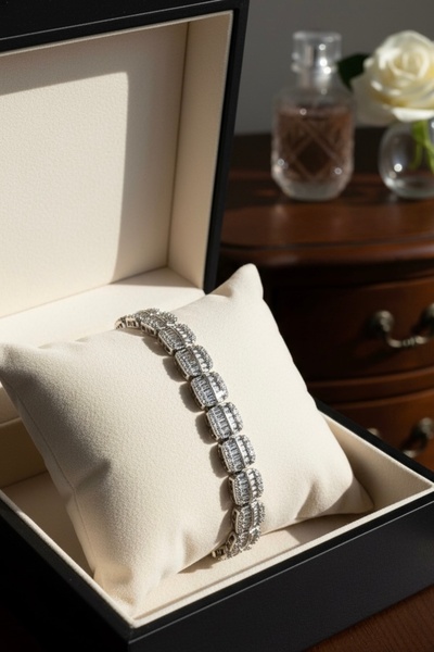 Milacojewelry Zirkon Taşlı Şık Kadın Bileklik