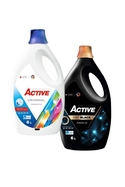 Active Pachet Detergenți Lichizi "Active" – Pentru Haine Colorate și Negre (2...