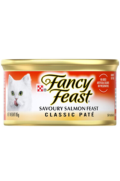 Fancy طعام القطط بنكهة سمك السلمون، 85 غرام