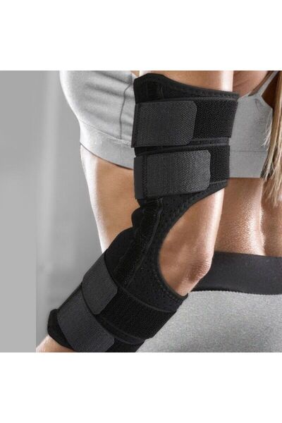 BELLFLEKSS Elbow Stabilizer Long Arm Casting Soft Front Arm Splint (2 Aluminu...