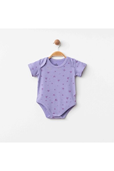 Pasillo Newborn Baby Girl Cotton Bodysuit Colorful Patterned Short Sleeve Bod...