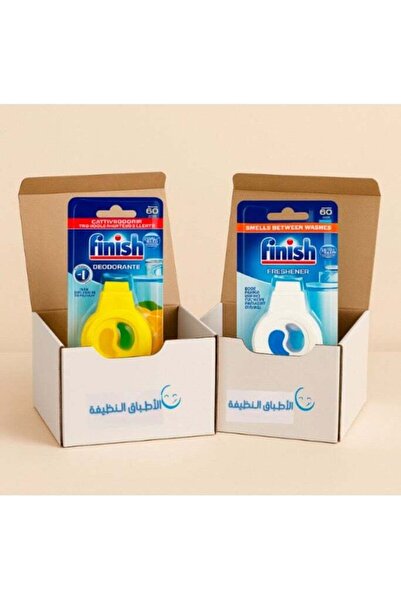 Finish 2 Carton Dishwasher Freshener Original - Freshness and Cleanliness Wit...