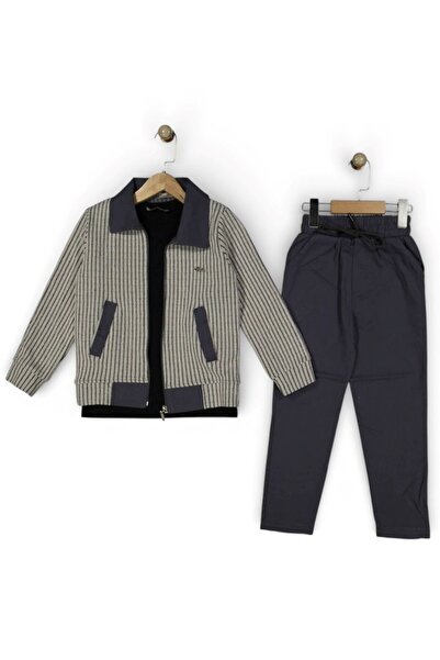 voyyo kids baby Set pentru băieți, 5-12 ani, cu jachetă în carouri și pantalo...