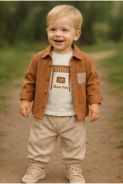 BEGONYA BEBECE KIDS ΣΕΤ ΑΝΔΡΙΚΟ ΠΑΙΔΙΚΟ ΚΟΣΤΟΥΣ 3 ΤΕΜΑΧΙΩΝ