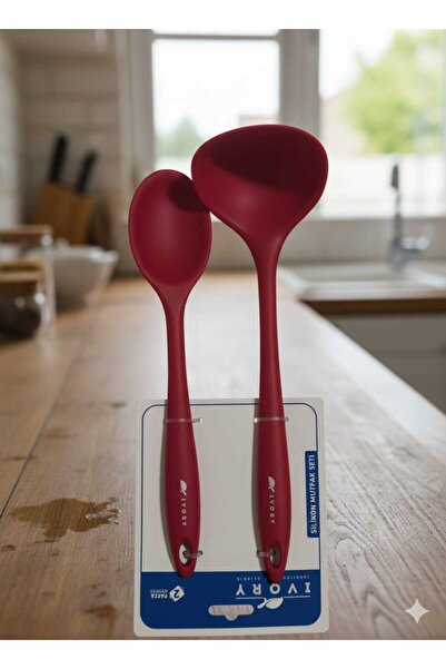 Okumuş Home IVORY Kepçe Kaşık Seti 2'li