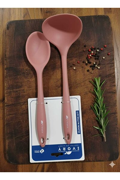 Okumuş Home IVORY Kepçe Kaşık Seti 2'li