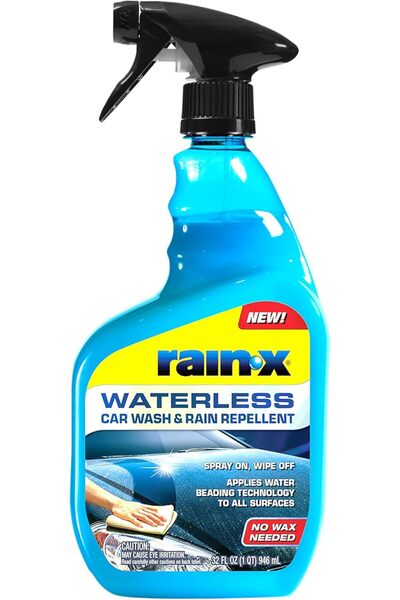 RAINX Rain-X 620100 Waterless Car Wash & Rain Repellent, 32 Fluid Ounces