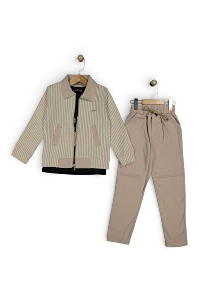 voyyo kids baby Set pentru băieți, 5-12 ani, cu jachetă în carouri și pantalo...