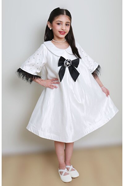 gmax Girls' dress with a Peter Pan collar