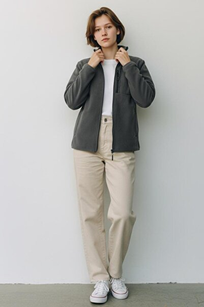 Arwen Fashion 3-Pocket Non-Embroidered Fleece Jacket