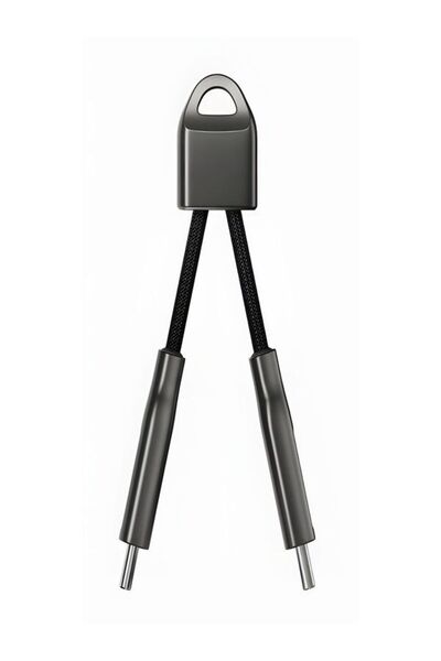 TRAVELMALL كابل شحن سريع USB-C إلى USB-C بقوة 240 واط بتقنية USB 3.1 - أسود