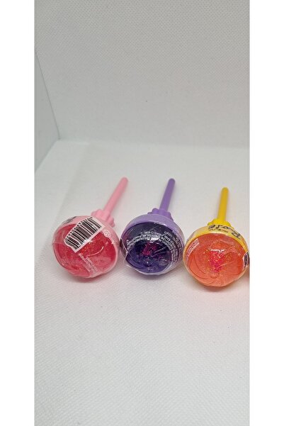 Rose Lolipop Şekilli Lip Gloss 3Lü