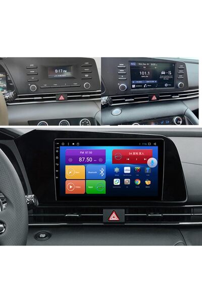 4k MRC شاشة سيارة أندرويد 9 بوصة لسيارة هيونداي إلنترا 2021 و2022 و2023 مع كا...