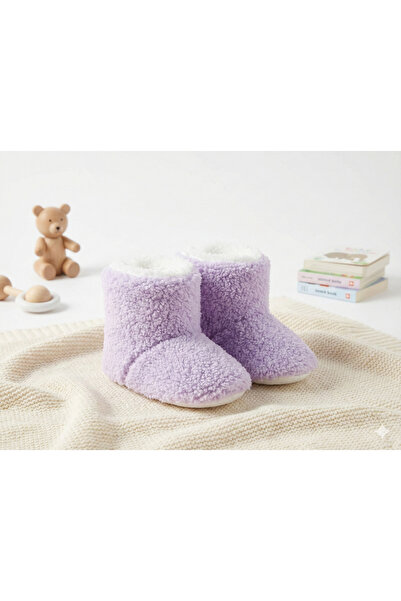 CloudStone أحذية منزلية دافئة عالية الرقبة للأطفال الرضع، شباشب وأحذية قصيرة