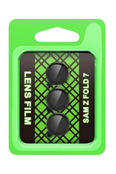 cepmoda واقي عدسة الكاميرا المعدني لهاتف سامسونج جالاكسي 'زد فولد 7' - أسود