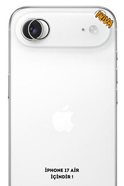 cepmoda واقي عدسة الكاميرا المعدني من آيفون '17 AİR' - فضي