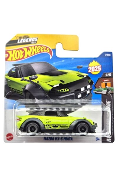 HOT WHEELS Diecast Model Car Mazda MX-5 Miata Green Gray 2025 1:64