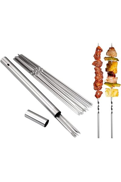 HASTHIP أسياخ شواء طويلة ومسطحة 11.8 بوصة