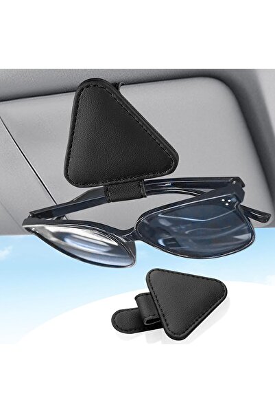 Arabest حامل نظارات شمسية لواقي الشمس في السيارة، مشابك مغناطيسية لحامل النظا...