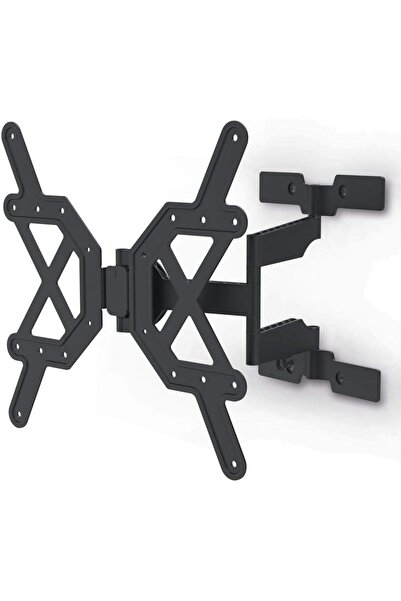 Hama 118060 حامل حائط تلفزيون فائق النحافة، مقاس 400 مم × 400 مم، أسود