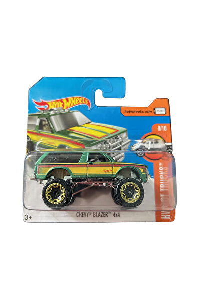 HOT WHEELS Masinuta Chevy Blazer 4x4, HW Hot Trucks 2017, Verde, 1:64