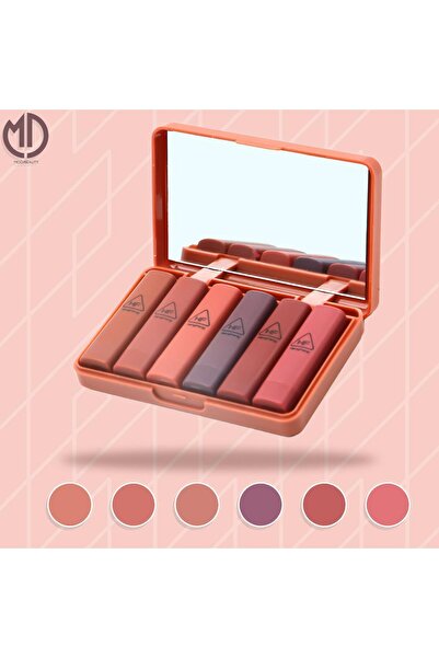 Moda Beauty The lip tint palette contains six carefully selected colors with ...