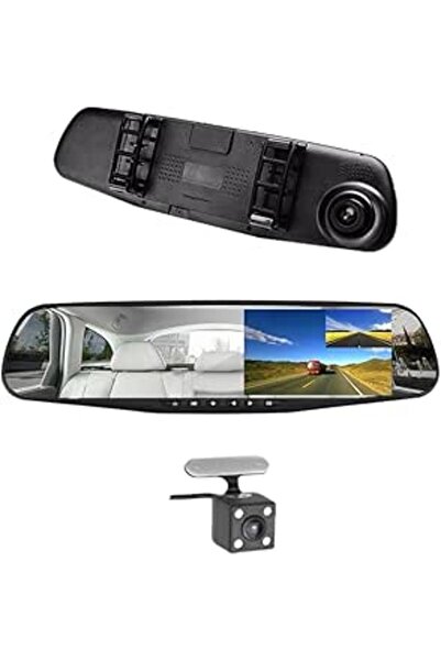 Genericc Jinyue Car Video Recorder, Rearview Mirror, 4.3 Inch Car Camera, Dua...