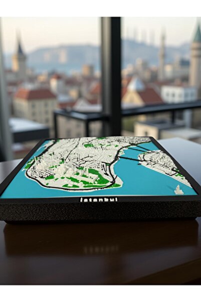 Dekoratif CityArte - İstanbul 3B Şehir Haritası