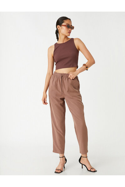 Koton Drawstring Trousers Pocket Relax Fit