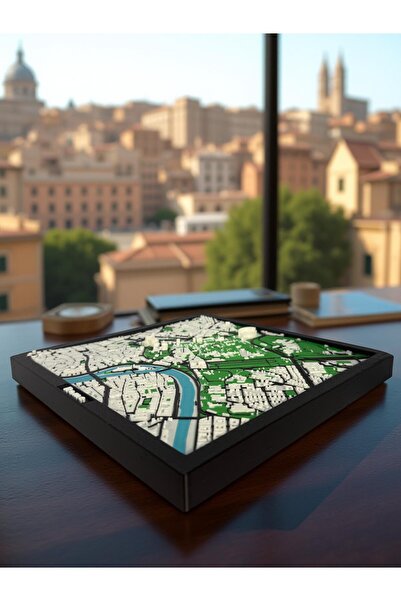 Dynacore Dekoratif CityArte - Roma 3B Şehir Haritası