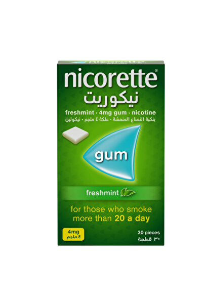 nicorett Nicorette Gum Freshmint 4mg 30 Pcs