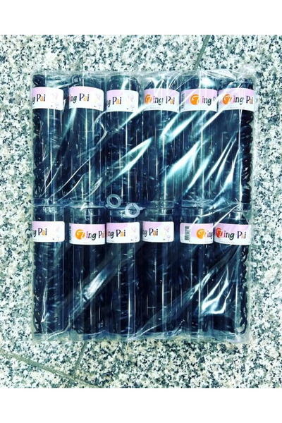 Jenerik Ting pai rubber buckle colorful black transparent bzd-101