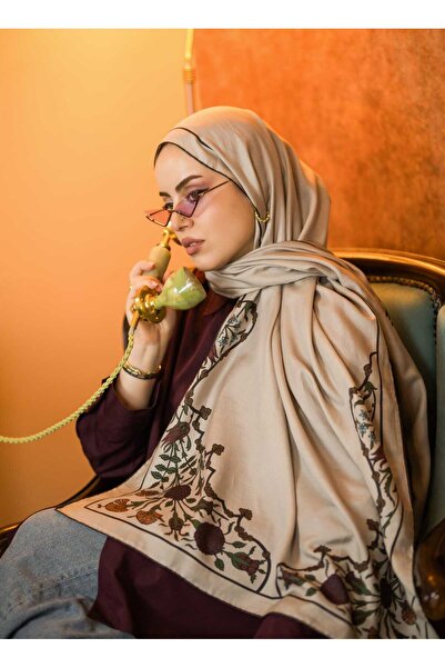 Zerefşan Karanfil İpek Şal