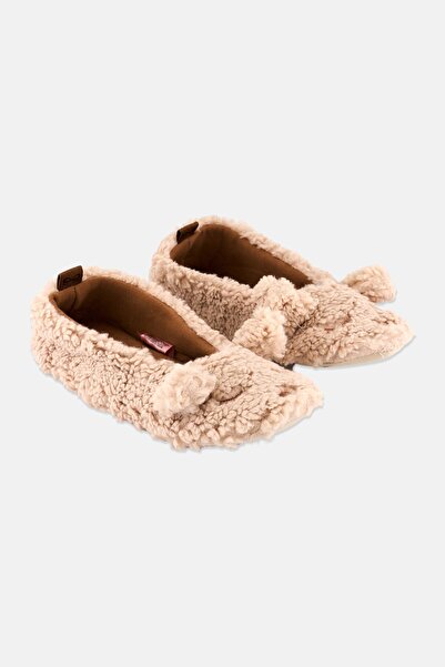 Hunkemöller Women Cozy Bear Slipper, Beige