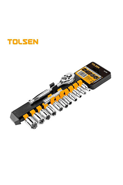 TOLSEN Tolsen 13-piece (1/4 inch) inch size (SAE) industrial chrome molybdenu...