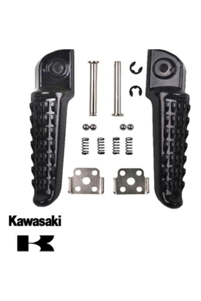 Kawasaki NİJA 250R ZX6R ZX10R ER6N KLE650 Z750 1000 ARKA BASAMAK SETİ SİYAH
