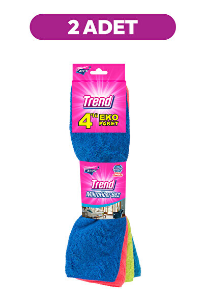 Parex Trend mikrofiber krpa za čišćenje, 4 komada, dvostruko pakovanje
