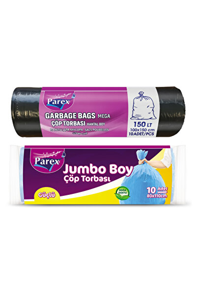 Parex Garbage Bag Large Size and Jumbo Size Double Pack