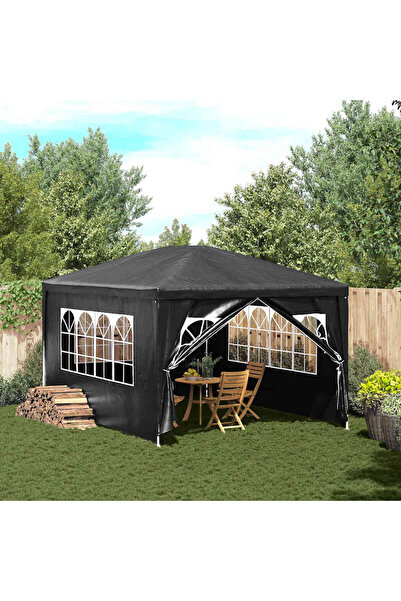 vidaxl خيمة حفلات 3x4 متر، لون أنثراسيت