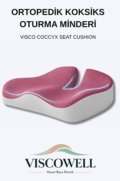 ViscoWell Visco Coccyx Oturma Minderi Ortopedik Koksiks Kuyruk Sokumu Visco M...