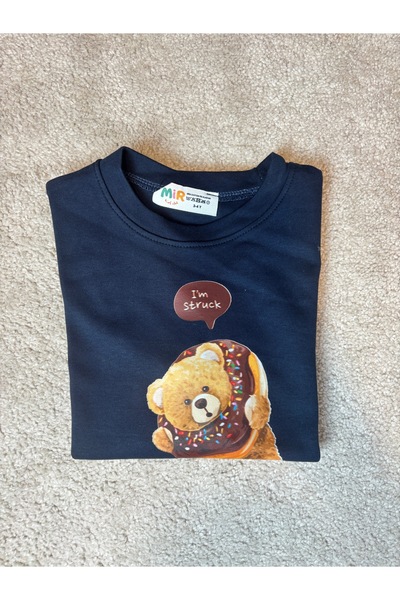 mirkidsclub Unisex İnterlok Kumaş Uzun Kollu T-shirt