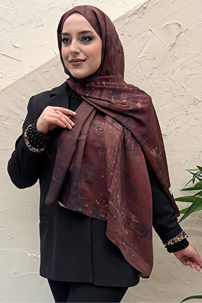 efdal şal eşarp Şal din mătase din bumbac cu model Sahra