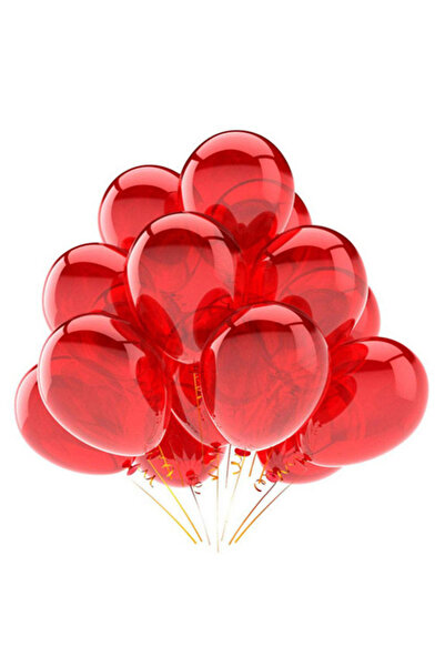 Generic ١٠٠ بالون أحمر دائري مملوء بالهيليوم مقاس ١٢ بوصة لتزيين حفلات الزفاف...