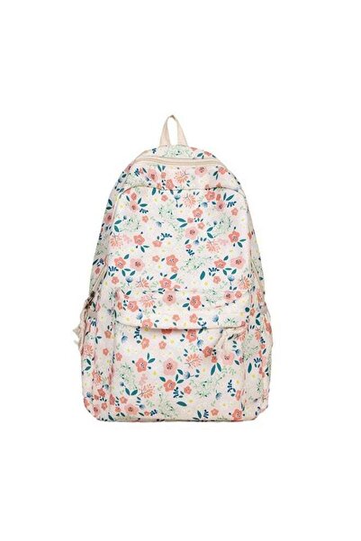 Beauenty Letter Graphic Colorblock Backpack Set