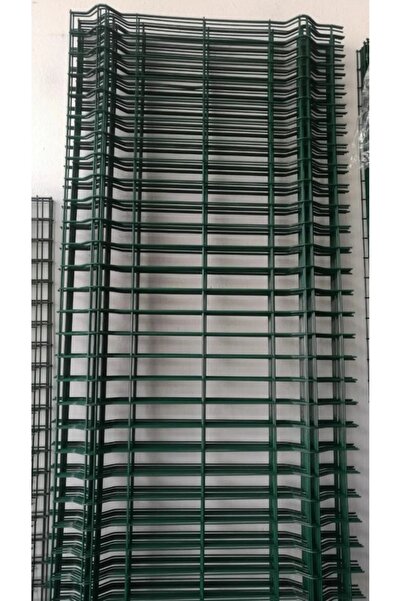 msy garden fenc 75 X 250cm -10 Adet Yeşil Panel Çit Takımı Galvanizli Çit Tel...